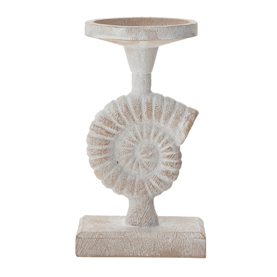 Mudo Home Shell Mumluk Beyaz 11x10x21 Cm