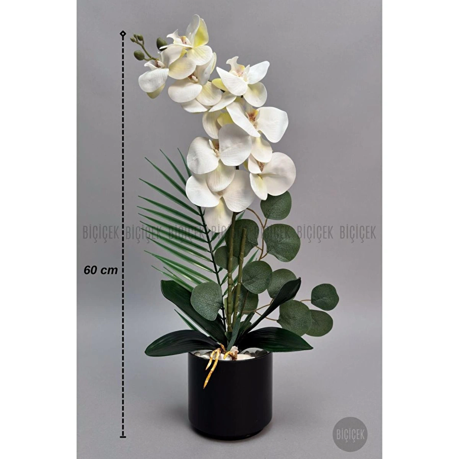 Biçiçek Yapay Phalaenopsis Orkide Buyuk Boy