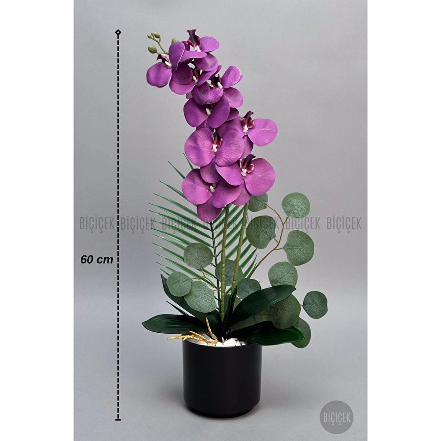 Biçiçek Yapay Phalaenopsis Orkide Buyuk Boy