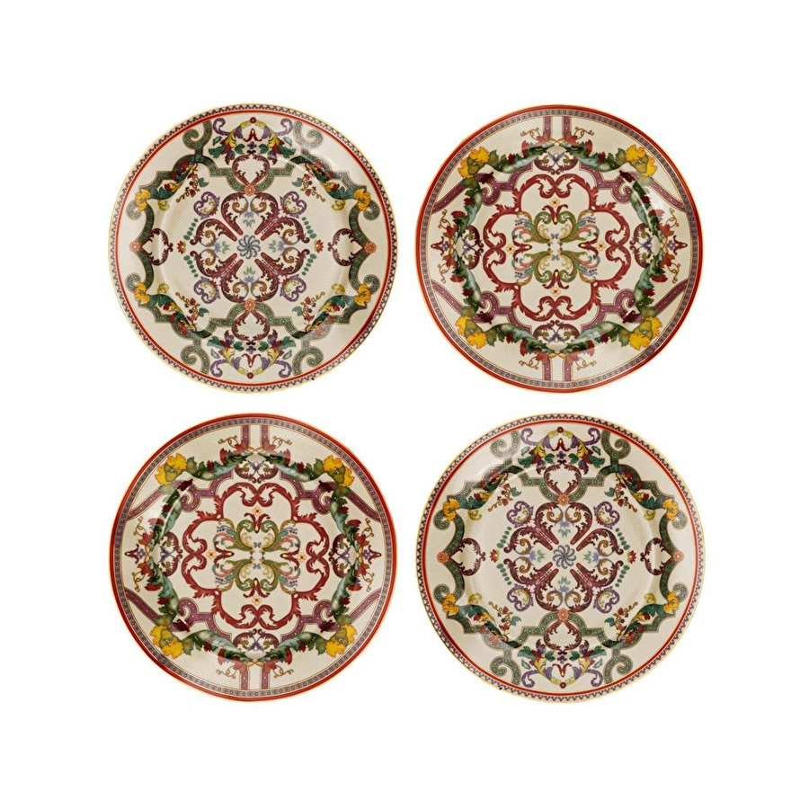 Lucky Art Velora Bone 4’lü Servis Tabağı Seti 27 Cm