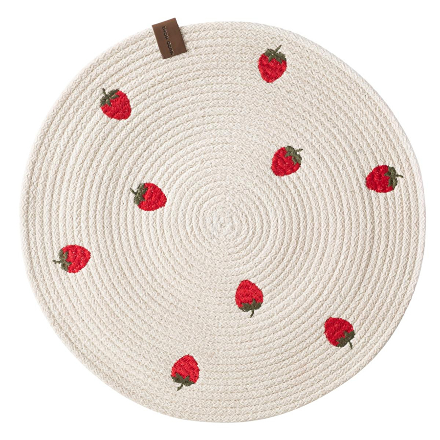 Mudo Home Fruity Garden Yuvarlak Ameri̇kan Servi̇si̇ 35 Cm  Çi̇