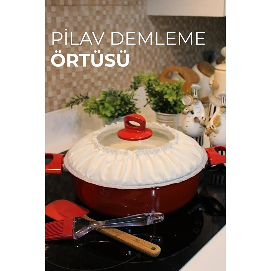 Vienev Pilav Demleme Örtüsü Demlematik Tencere Kapağı Bonesi