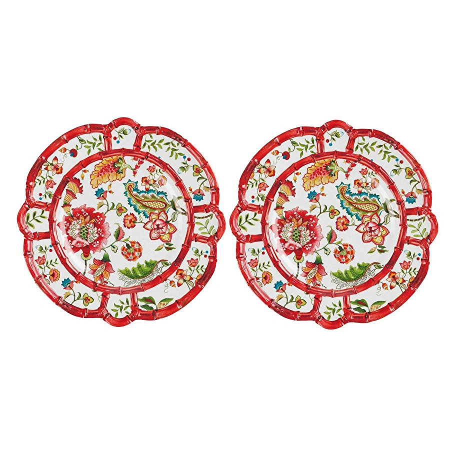 Lucky Art Bellus Melamin 28cm 2li Tabak Seti