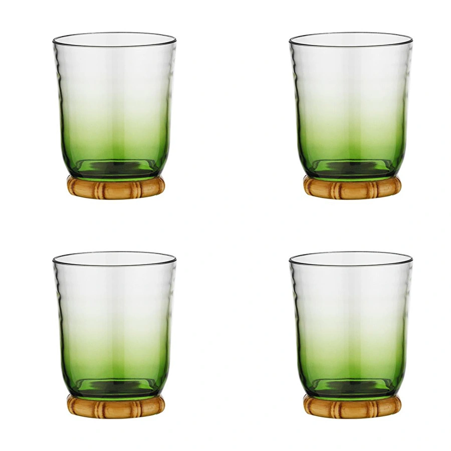 Lucky Art Palma Akrilik 4’lü Su Bardağı Seti 410 Ml