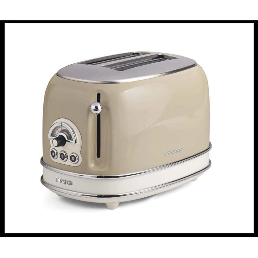 Ariete Vintage Ekmek Kızartma Makinesi - 2 Dilim, Bej