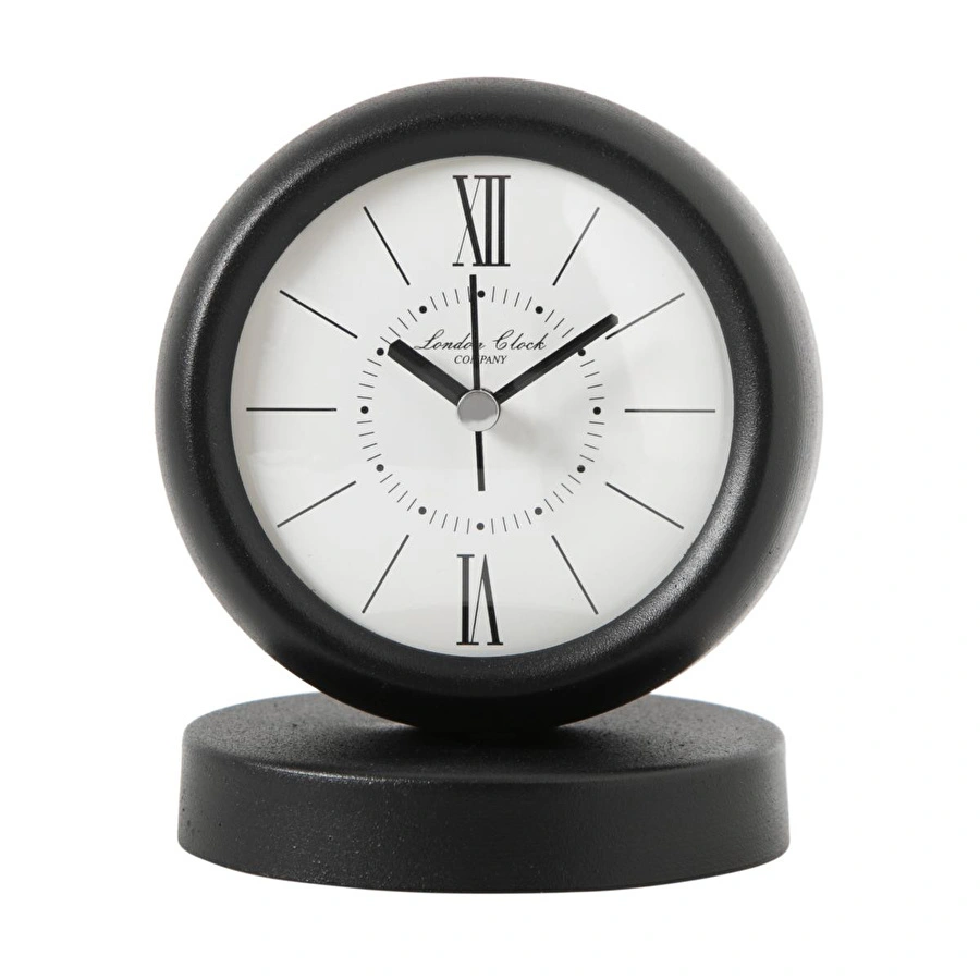 Mudo Home The Clark Si̇yah Masa Saati̇ 16x13 Cm