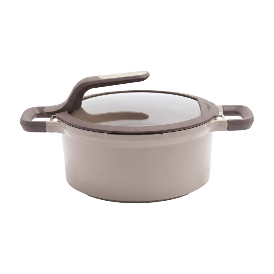 Berghoff Gem Stay Cool Derin Tencere Mink 24 Cm