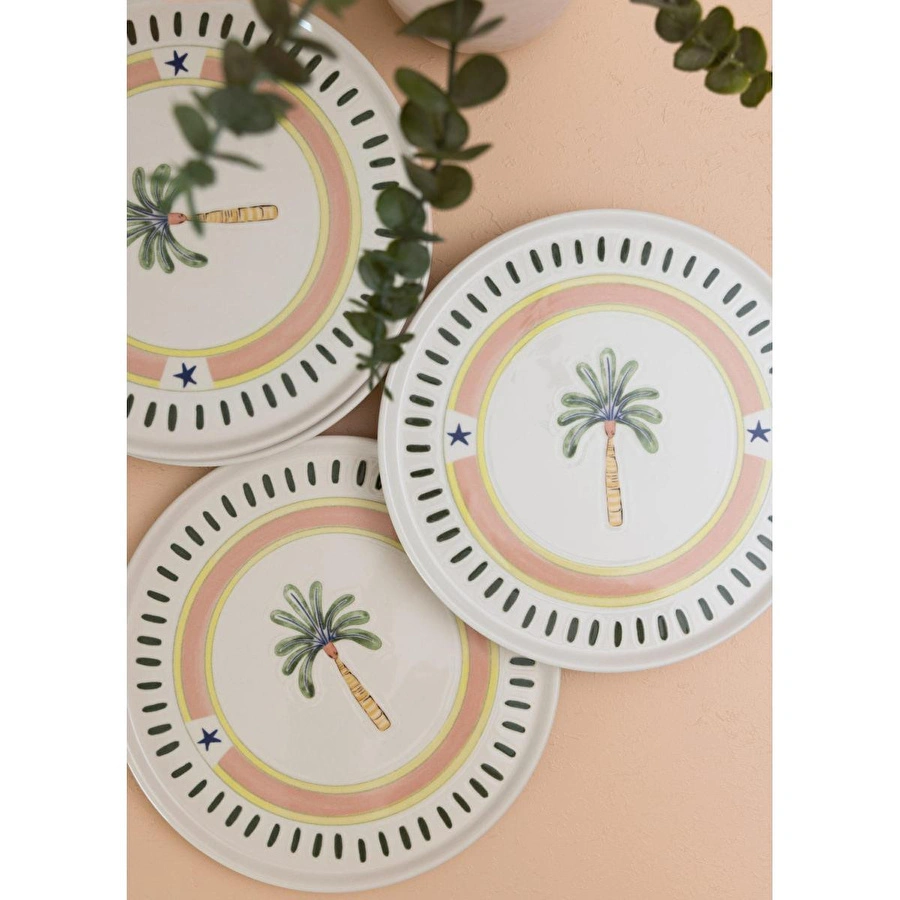 The Mia Italian Summer Servis Tabağı 6lı Set 26 Cm