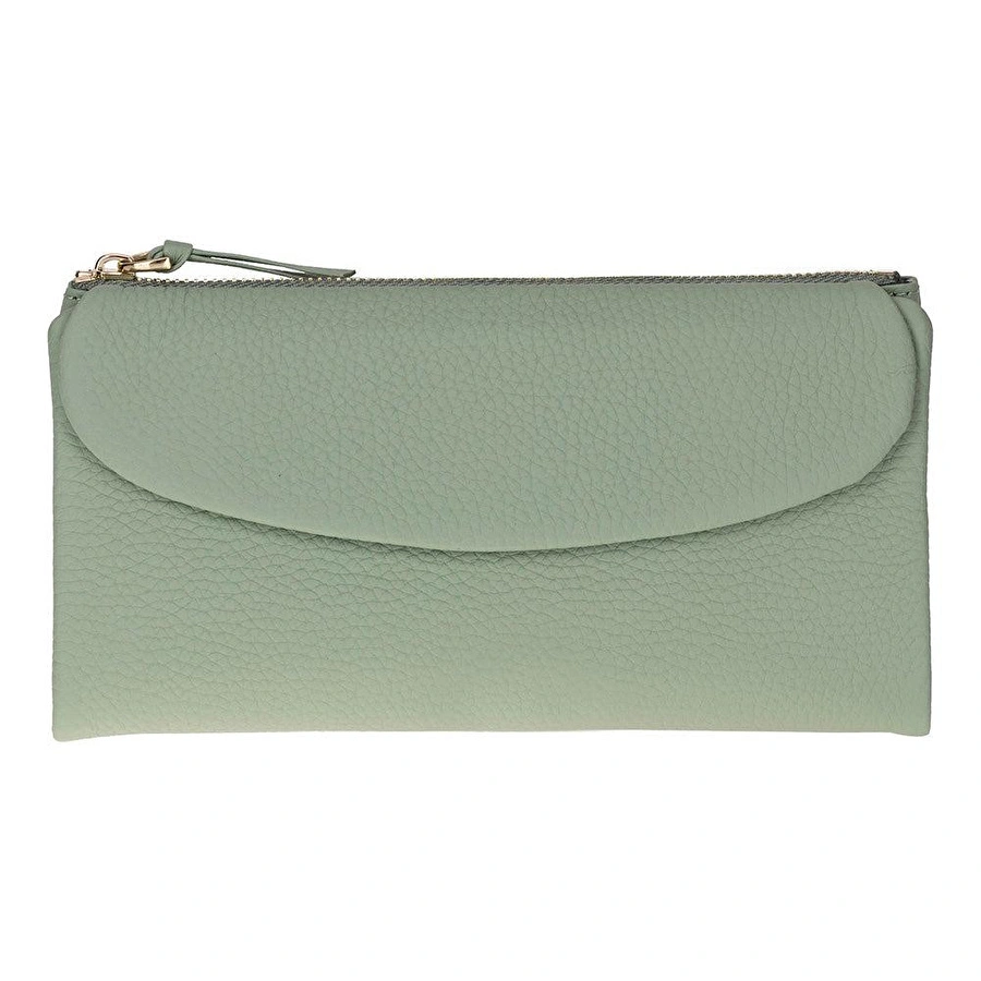 Bloominbag Élia Soft Matcha Large Deri Kadın Cüzdan & Clutch