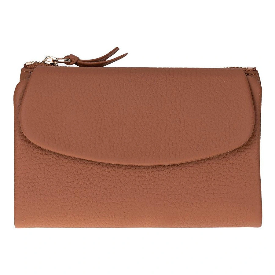 Bloominbag Élia Warm Tan Medium Deri Kadın Cüzdan & Clutch