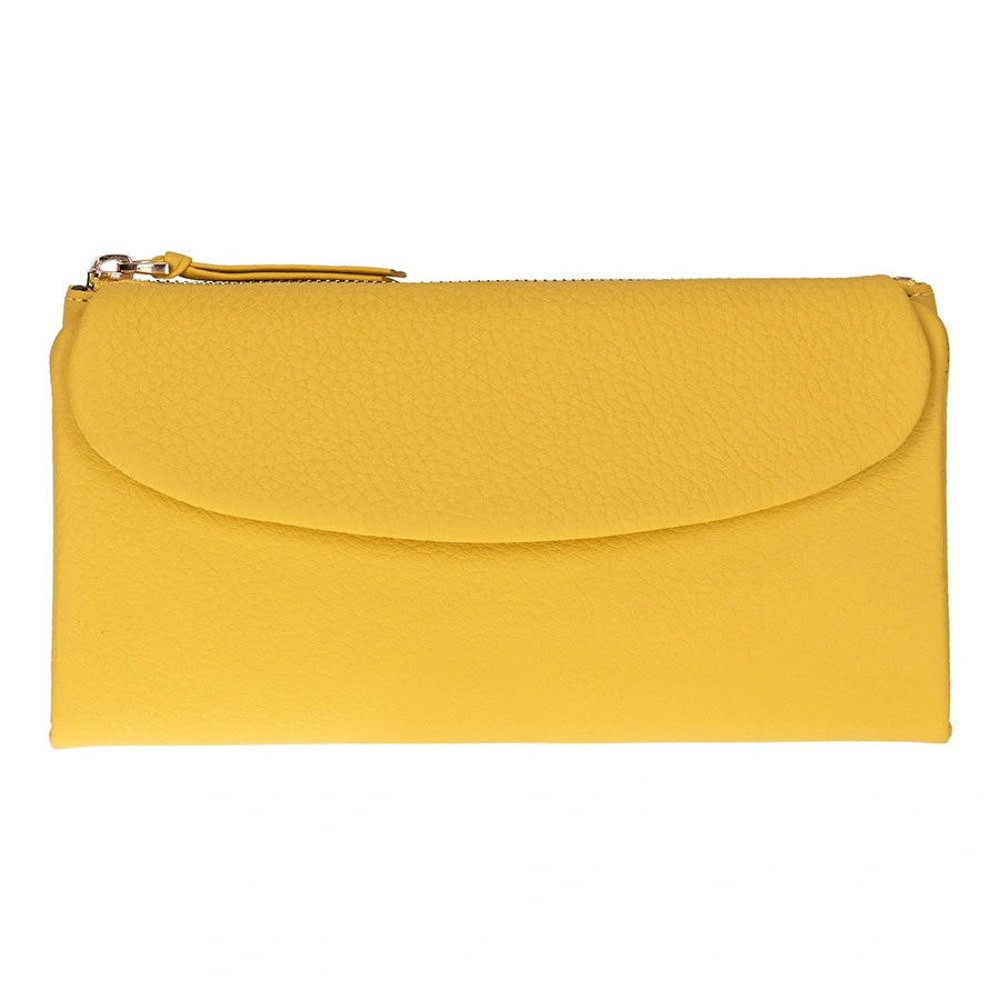 Bloominbag Élia Butter Yellow Large Deri Kadın Cüzdan & Clutch