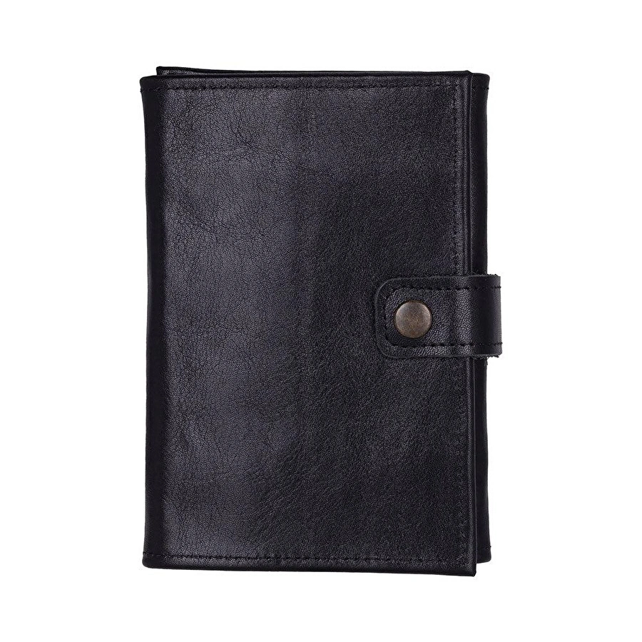 Bloominbag Bloomband Noir Black Akıllı Saat Çantası - Triple Deri Saat Kordonu Organizer