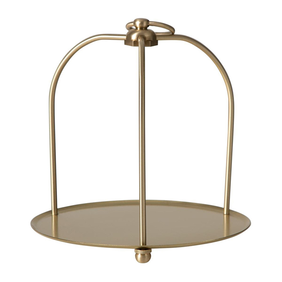 Mudo Home Liora Kulplu Dekorati̇f Tepsi̇ 18x21 Cm