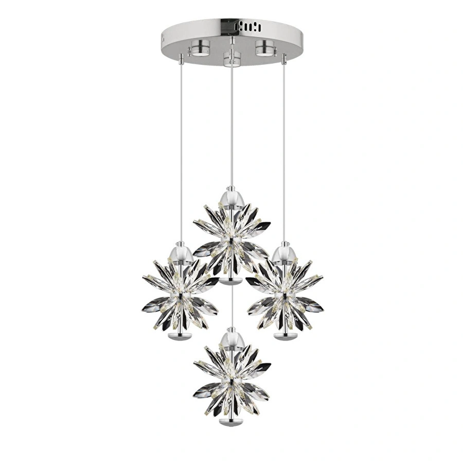 Apliqa Menekşe Krom 4lü 58 Watt Led Avi̇ze