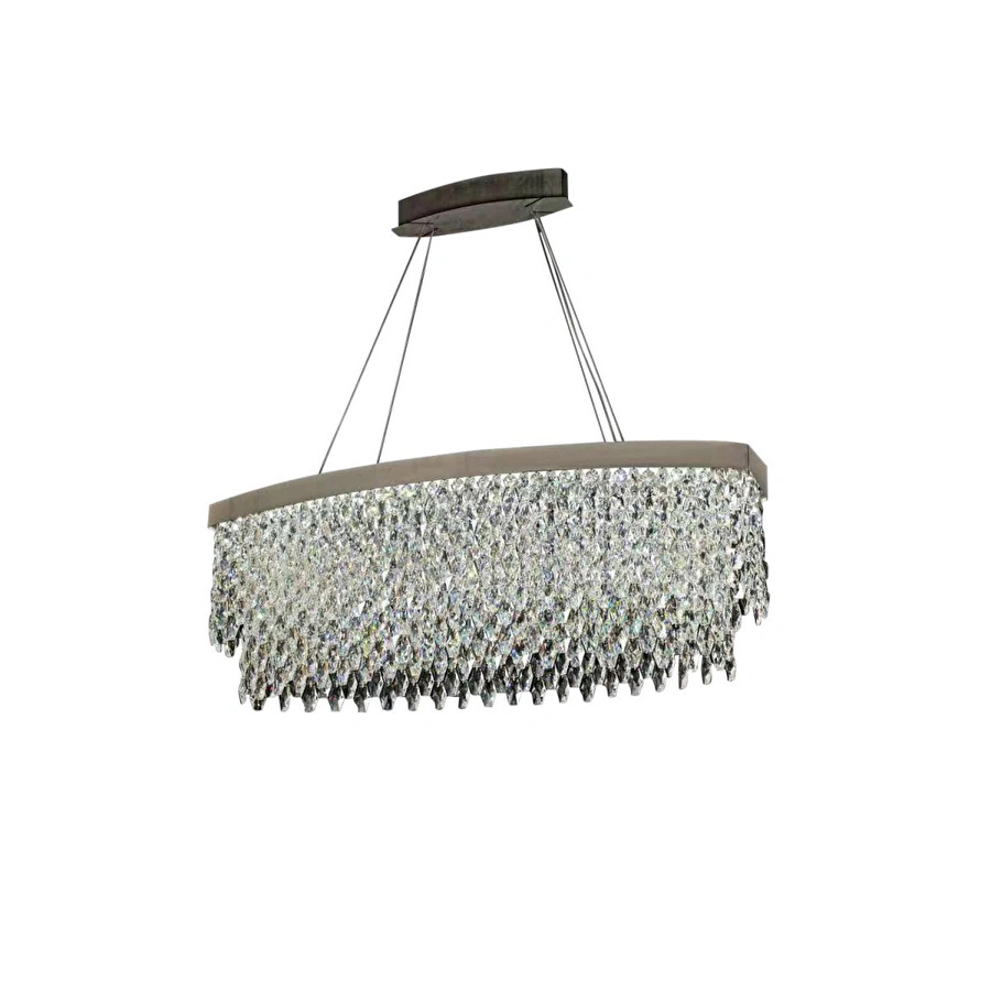 Apliqa Carles 100lük 85 Watt Yemek Masa Üstü Kri̇stal Led Avi̇ze