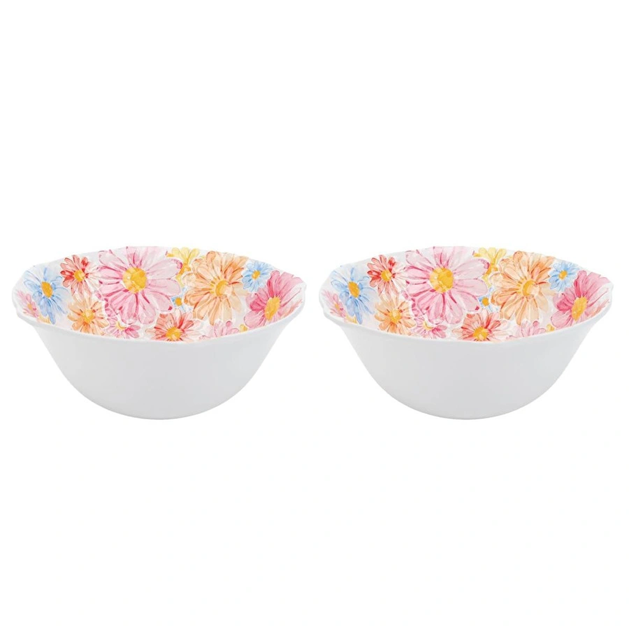 Lucky Art Florista Melamin Salata Kase Seti 18cm (2'li)