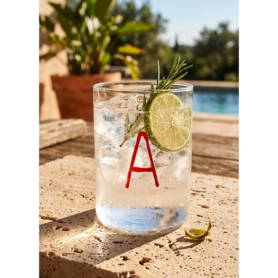 The Mia Cam Su Bardaği -a- Kırmızı 420 Ml