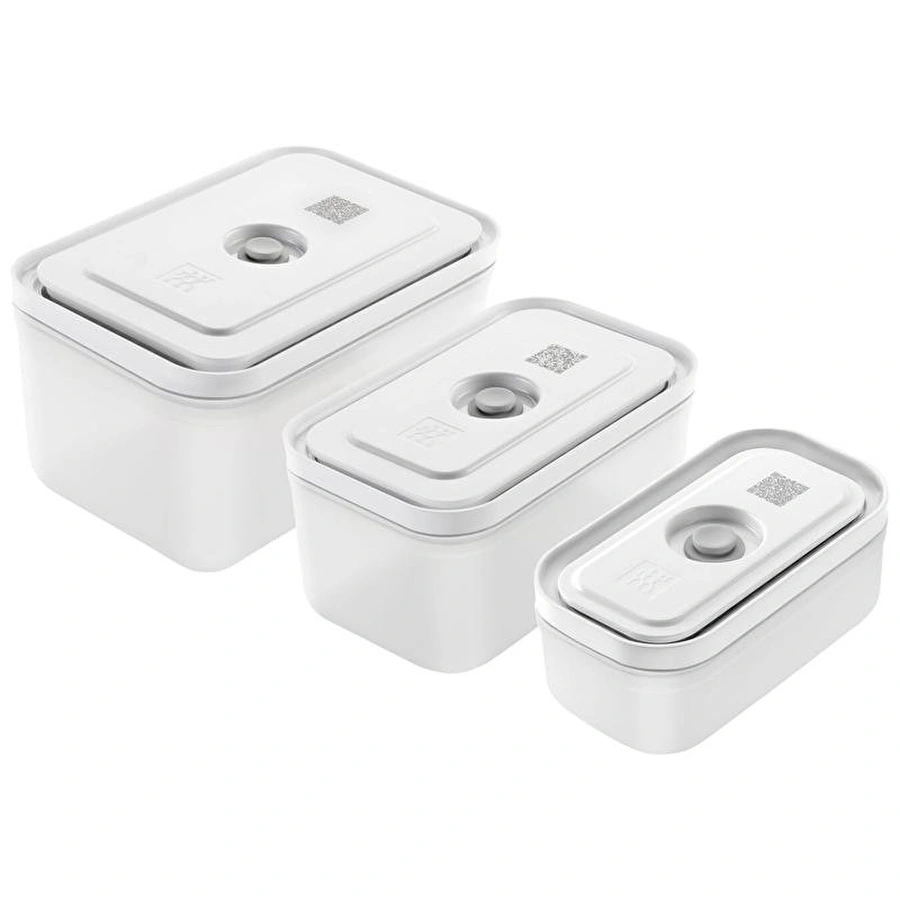Zwilling Fresh & Save Vakumlu Saklama Kabı Seti | 3 Parça | Plastik | Dikdörtgen