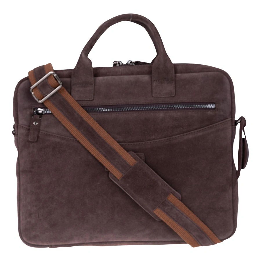 Bloominbag Mocha Still Hakiki Süet Deri 13-14 Inç Macbook/laptop Çantası