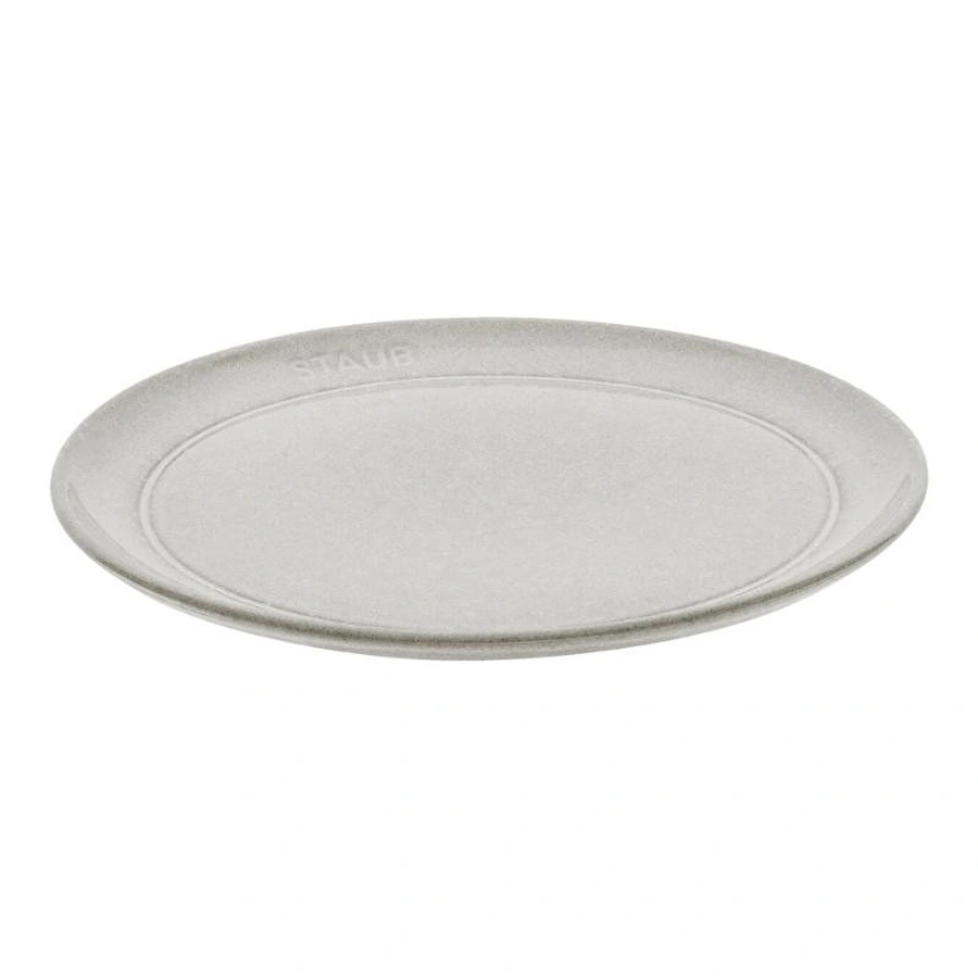 Staub Tabak Sığ, 20 Cm, Seramik, Beyaz Trüf