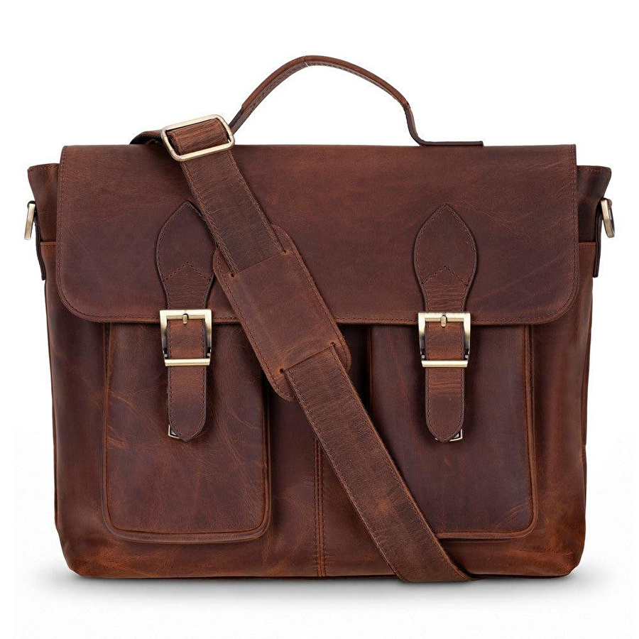 Bloominbag Rivoli Saddle Heritage Hakiki Deri 15–16 Inç Laptop Ve Evrak Çantası