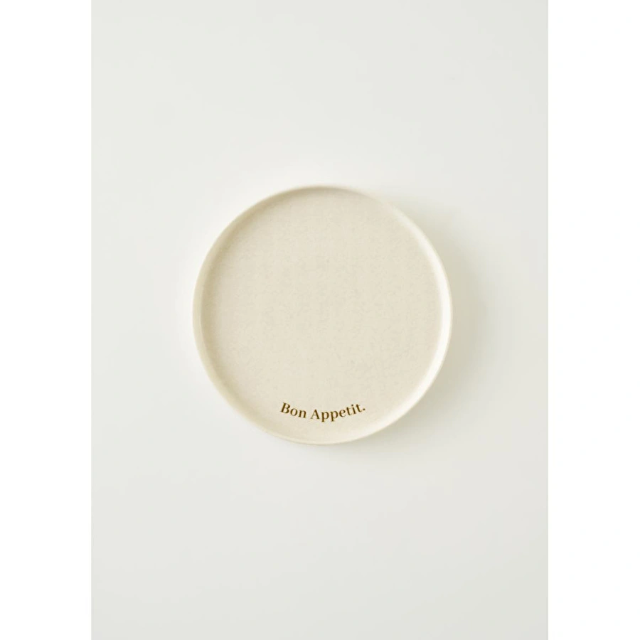 Bella Maison Parisien Porselen Pasta Tabağı Krem (21 Cm) Krem