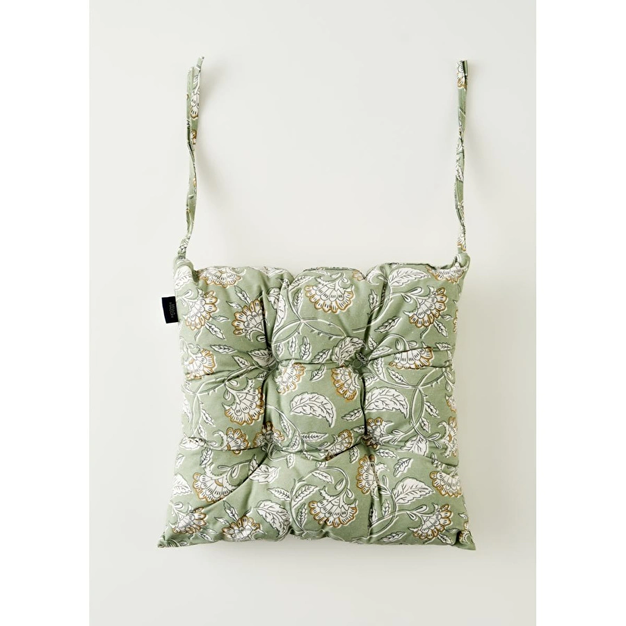 Bella Maison Indian Sandalye Minderi Yeşil (40x40 Cm) Yeşil