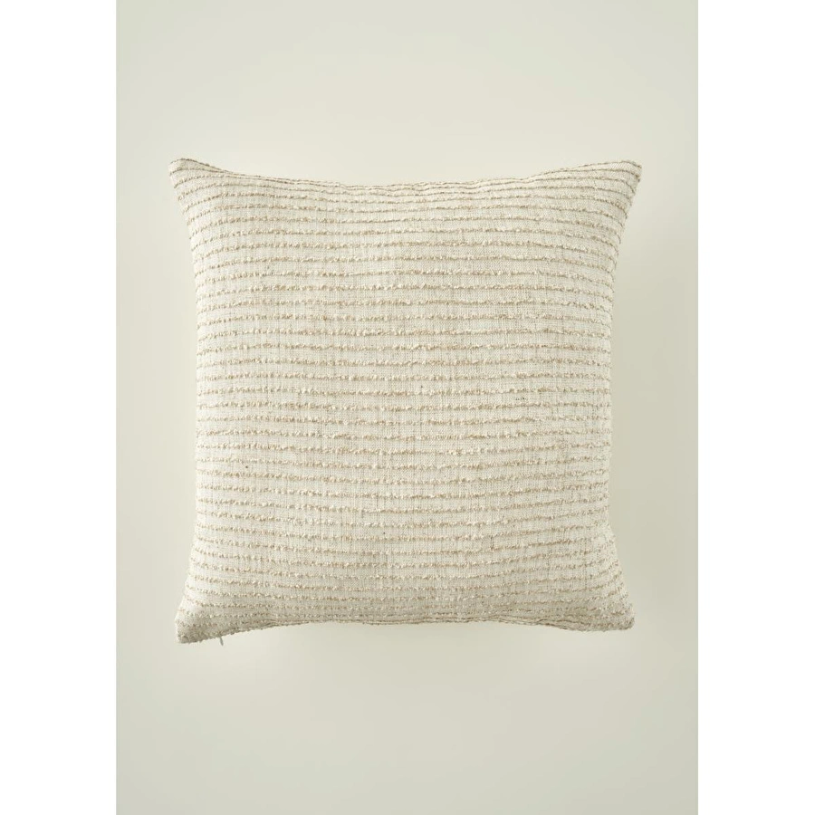 Bella Maison Bianca Dolgulu Dekoratif Yastık Krem (43x43 Cm) Krem