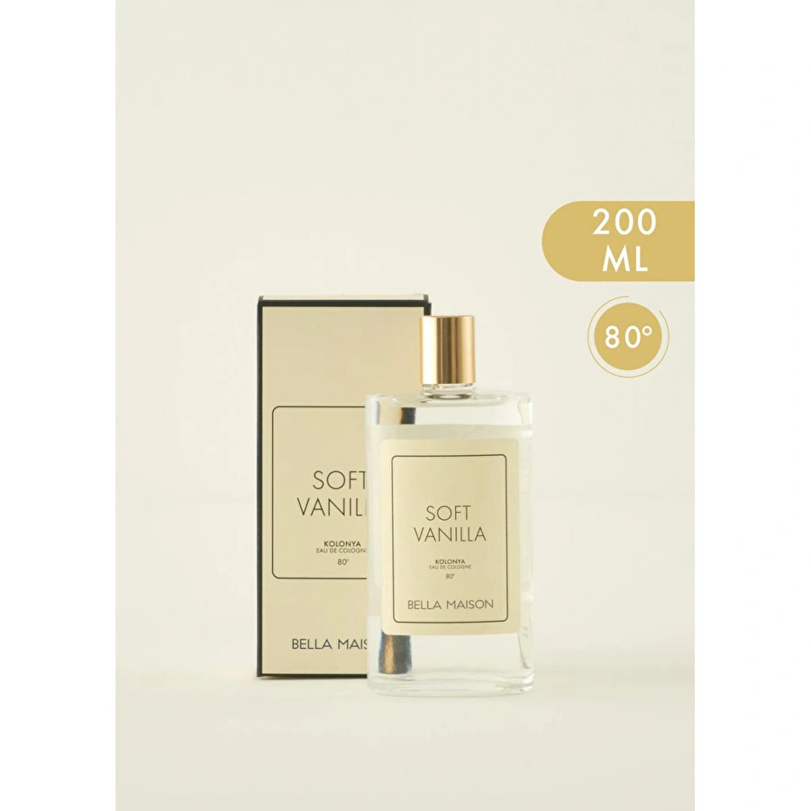 Bella Maison Soft Vanilla Kolonya Sarı (200 Ml) Sarı