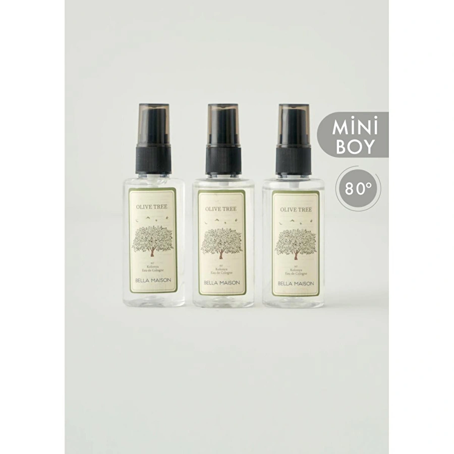 Bella Maison Olive Tree Kolonya 3'lü Yeşil (50 Ml)