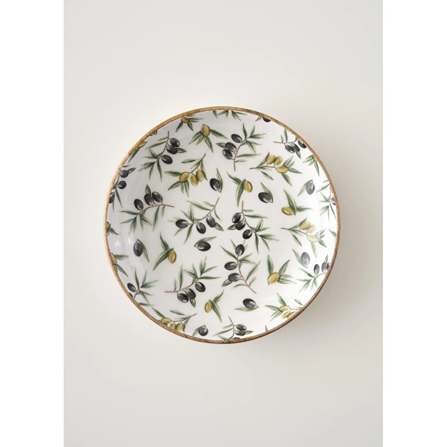 Bella Maison Olive Mango Sunum Kasesi (30x8 Cm) Çok Renkli