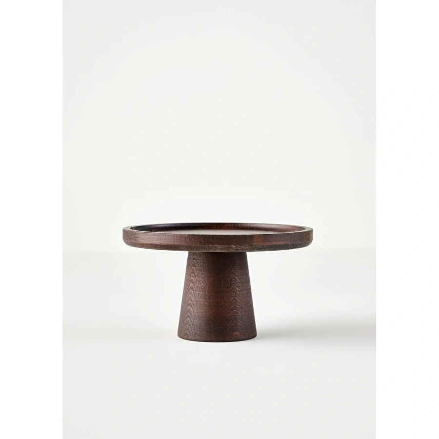 Bella Maison Ven Ahşap Kek Standı Naturel (21 Cm) Naturel