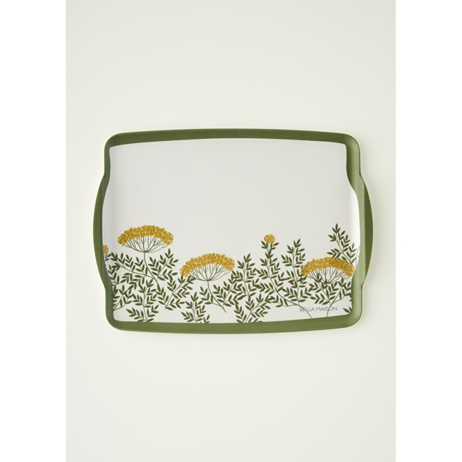 Bella Maison Garden Melamin Tepsi Yeşil (42x31 Cm) Yeşil