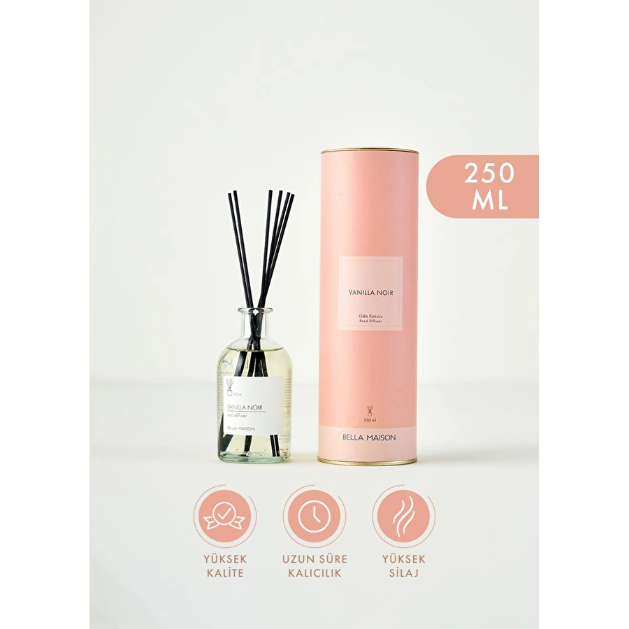 Bella Maison Vanilla Noir Çubuklu Oda Kokusu Beyaz (250 Ml) Beyaz