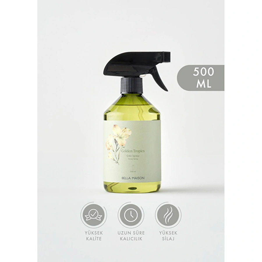 Bella Maison Golden Tropics Oda Spreyi Yeşil (500 Ml) Yeşil