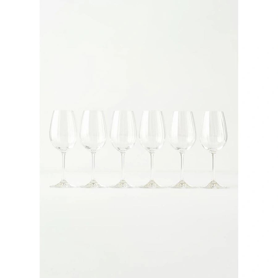 Bella Maison Fall Kristal Kadeh 6'lı Naturel (350 Cc)