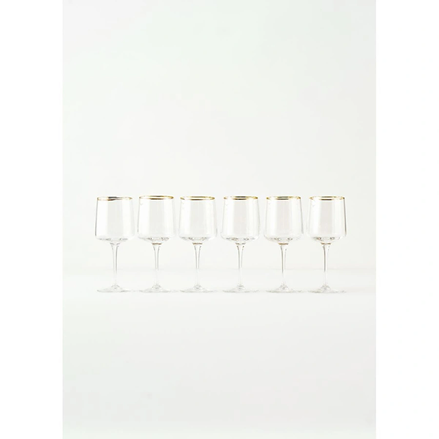 Bella Maison Premium Kadeh 6'lı Gold (320 Cc)