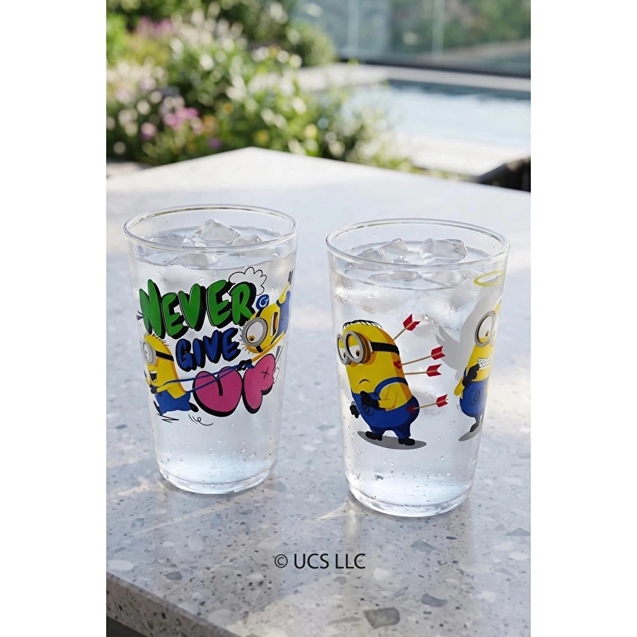 Rakle Minions Lisanslı 2'li Su Bardağı 400 Cc