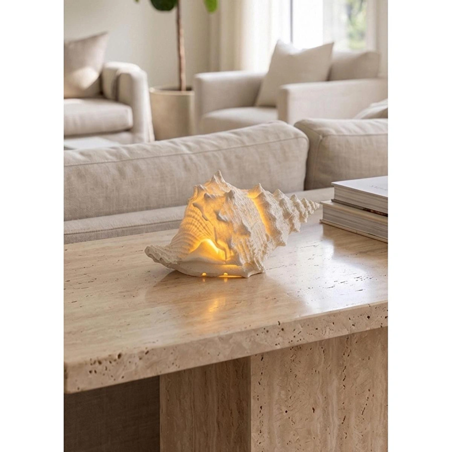 The Mia Marin Led Aydınlatmalı Deniz Salyangozu 12 Cm