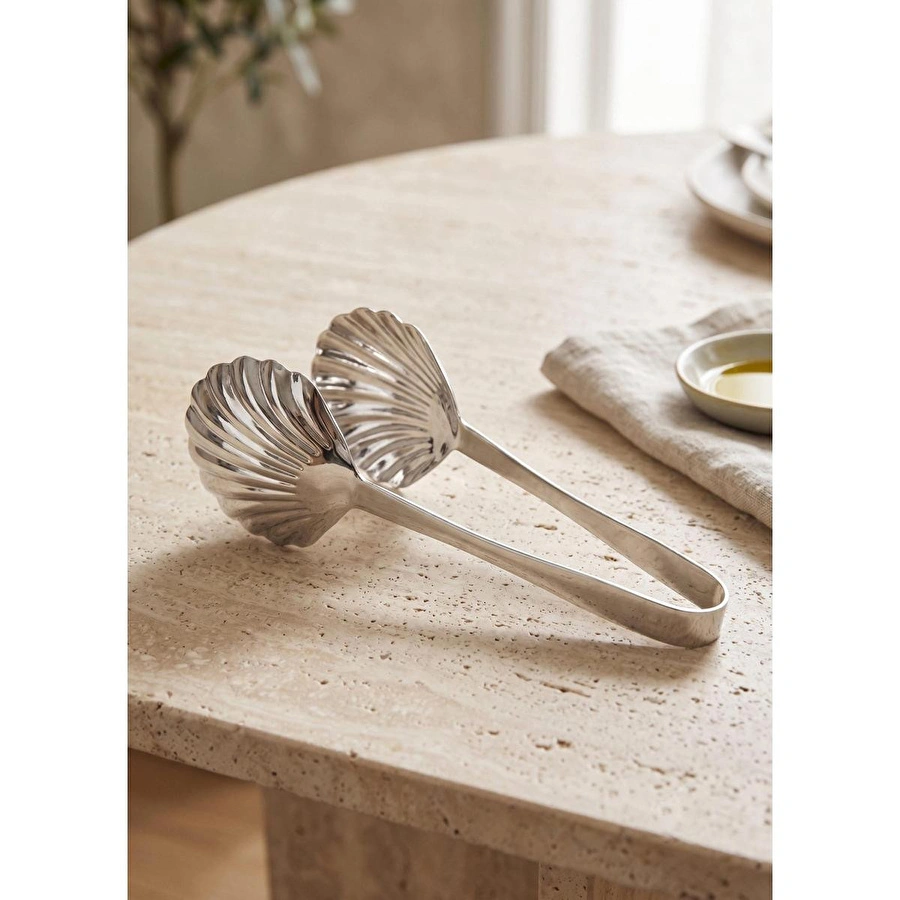 The Mia Ostrica Salata Maşası Gümüş 24 Cm