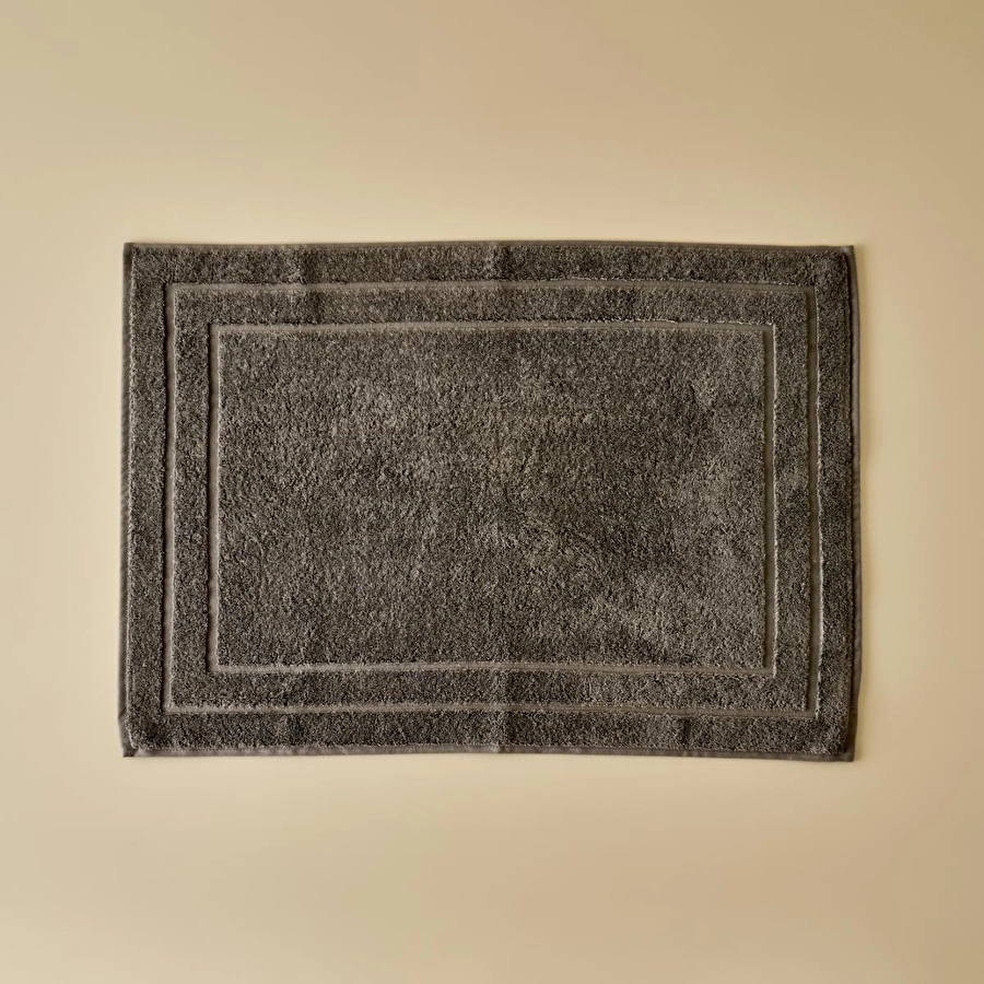 Bella Maison %100 Pamuk Premium Dorita Ayak Havlusu Koyu Gri (50x70 Cm) Koyu Gri
