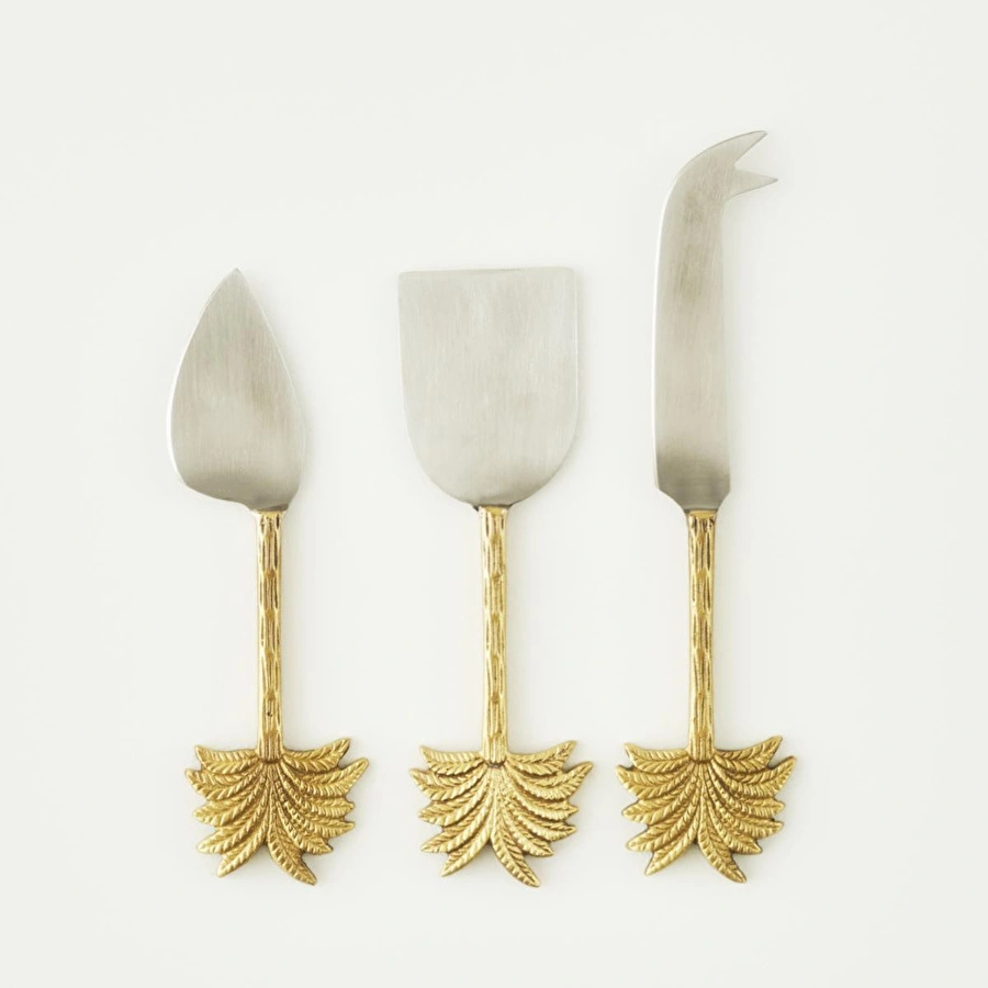 Bella Maison Palm Peynir Bıçağı Seti Gold Gold