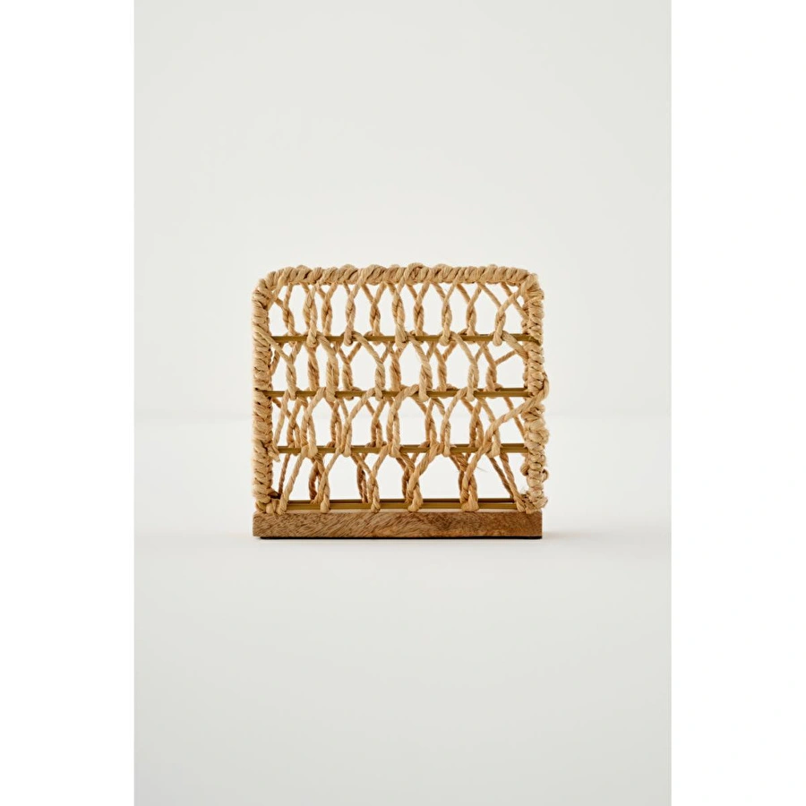 Bella Maison Sierra Peçetelik Naturel (17x4,5x16 Cm) Krem