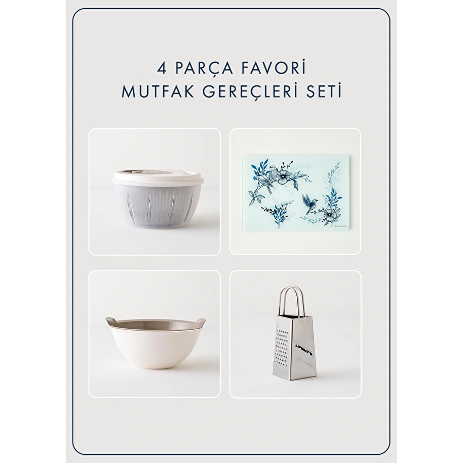 Bella Maison Favori Mutfak Gereçleri Seti 4 Parça