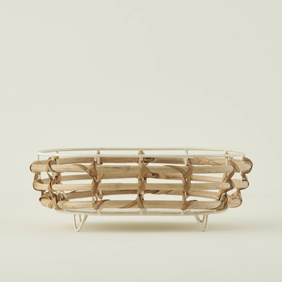 Bella Maison Dawn Oval Sepet Naturel (33x23x11 Cm) Naturel