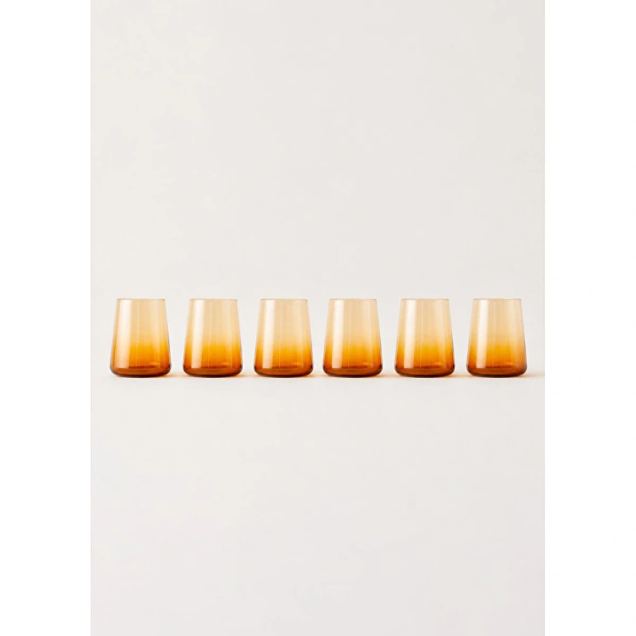 Bella Maison Lisa Bardak 6'lı Amber(380 Cc)
