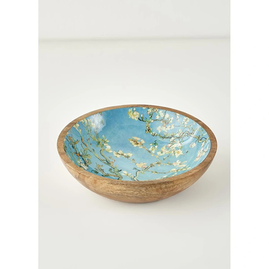 Bella Maison Van Gogh Almond Blossom Mango Sunum Kasesi Turkuaz (30x8 Cm) Turkuaz
