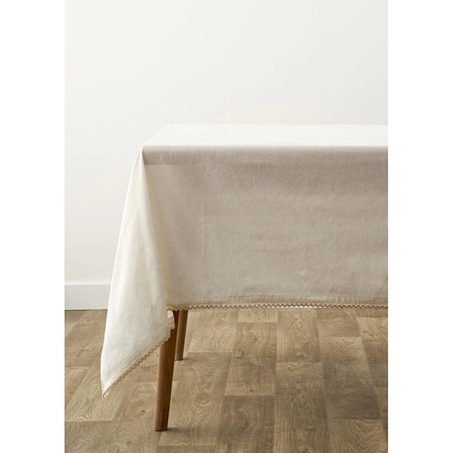 Bella Maison Eloni Kopanakili Masa Örtüsü Ekru (150x250 Cm) Ekru