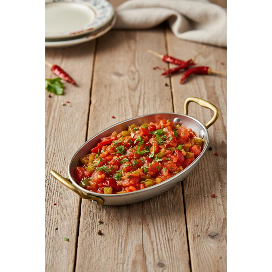 Bambum Fornello Çelik Oval Sunum 18 Cm