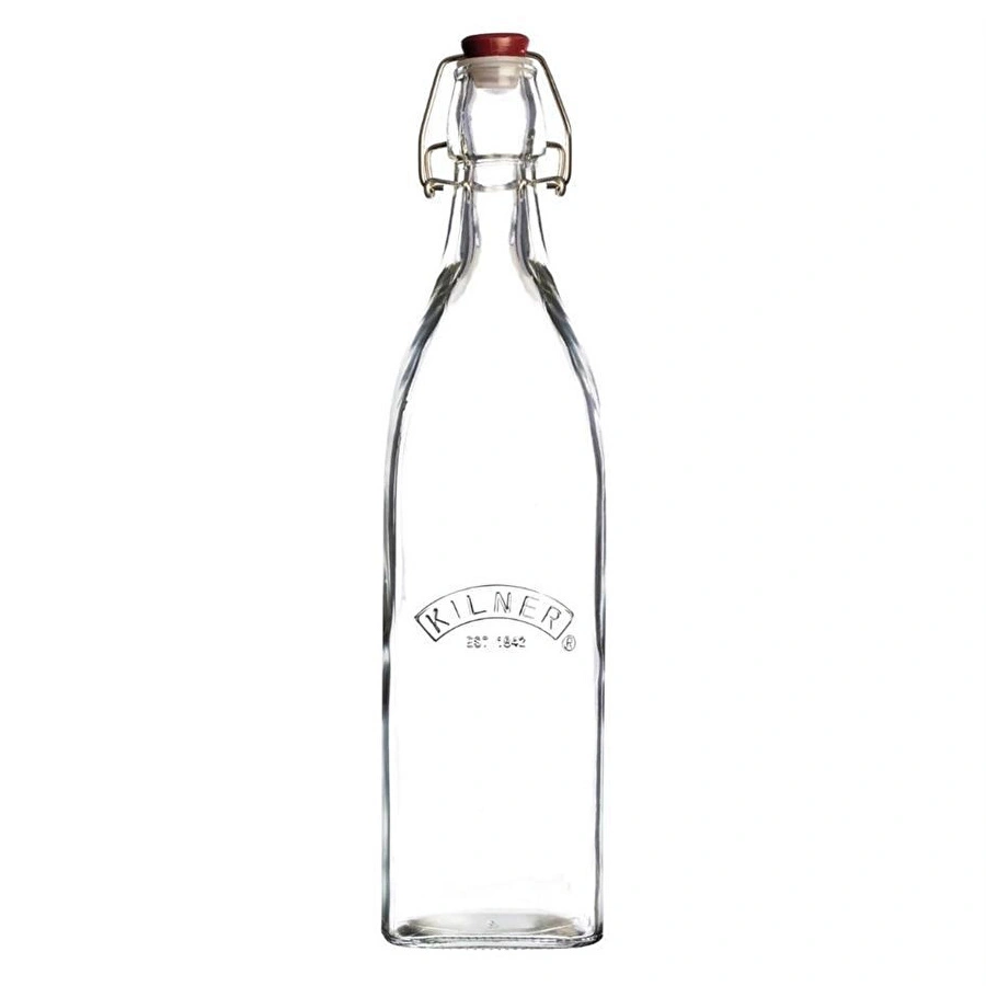 Kilner Klipsli Kare Şişe 1 L